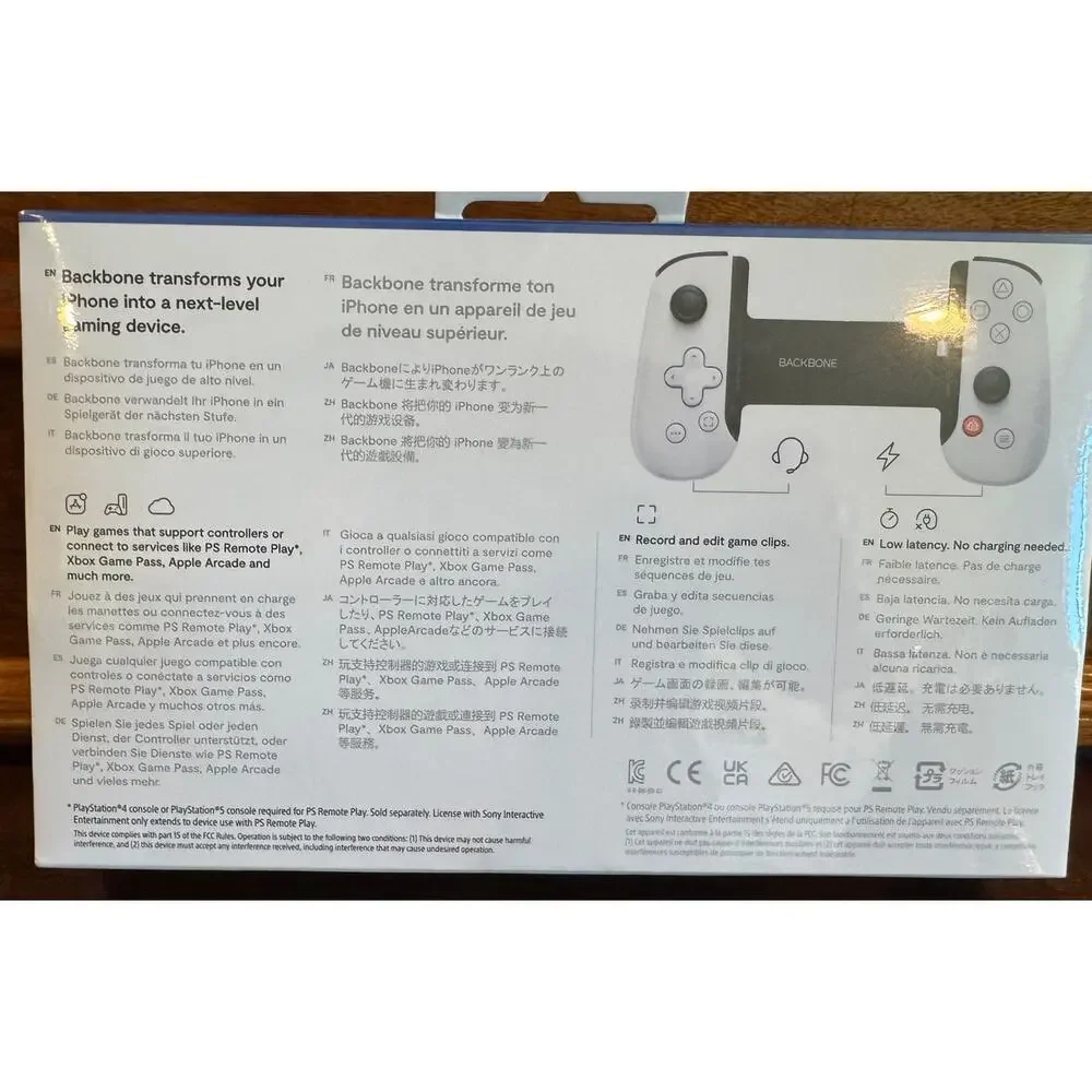 Backbone One NEW PlayStation Edition iPhone Mobile Gaming Controller White
